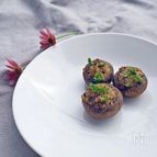 魚焼きグリルで簡単♪スタッフ・ド・マッシュルームのグリル