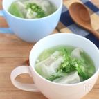 【食べるスープ】簡単！キャベツとぎょうざの生姜スープ