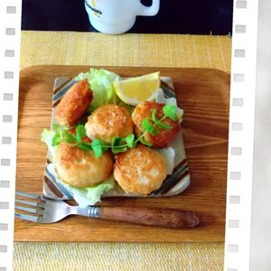 チョロリスの作ってみた!投稿(【豆腐と鶏肉のふわふわナゲット】簡単＆節約！子供が喜ぶ♡)