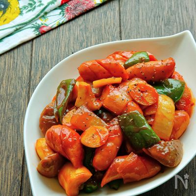 ソヤ(ソーセージヤチェポクム)ソーセージ野菜炒め・韓国おかず
