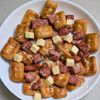 ビールがすすむ!やみつきベーコンペッパー乾パン│非常食活用の工程4