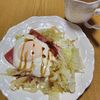 ナムディの作ってみた!投稿(ほんのひと手間!千切りキャベツのハムエッグ)