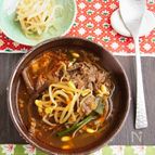 ユッケジャン（韓国風牛肉のピリ辛スープ）
