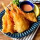 子供大喜び！【ぺったんこエビフライ】少ない油でカリッと♪