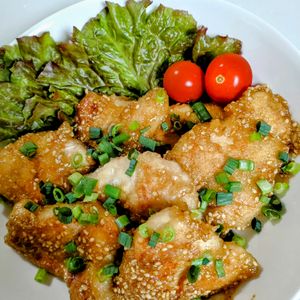 ゆみの作ってみた!投稿(冷めても柔らか!鶏ささみのマヨポン照り焼き)