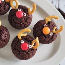 ホットケーキミックスで作る☆トナカイプチガトーショコラ