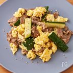 ズッキーニのチャンプル風