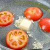 【バリバリチキン】トマトソテーで食べるの工程4