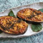 しょうゆ糀（麹）チーズ加茂ナス田楽
