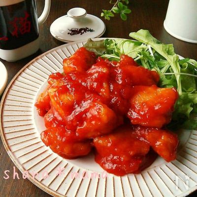鶏むね肉で♪ピリ辛旨々~鶏チリ♪