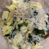 キキとララの作ってみた!投稿(冷ますとおいしい！キャベツとわかめのはるさめサラダ)