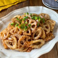 【焼き蓮根とちくわのきんぴら】作り置き/お弁当/時短/節約