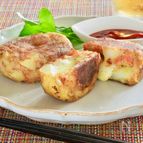 やわらかポテサラとコンビーフのお焼き【舌で潰せる】（介護食）