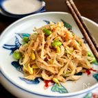 これからの時期に♪豆もやしと枝豆のヘルシーピリ辛ナムル