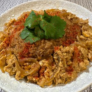 楽ラク手抜キッチン🐶🐾の作ってみた!投稿(汁だくカツとじ丼)