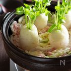 大根おろしアートで大根！？白菜と豚肉のミルフィーユおろし鍋