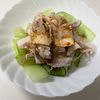(・∀・)コロンの作ってみた!投稿(さっぱりお肉に本格にんにくダレがおいしい！雲白肉)