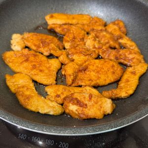 1072329の作ってみた!投稿(むね肉やわらか♪【甘酢照り焼きチキン】)