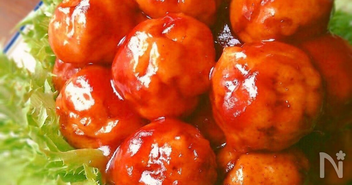 カリッふわ～♪豆腐たっぷりヘルシー肉団子♪
