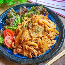 米粉で美味しい~！ポークチャップ