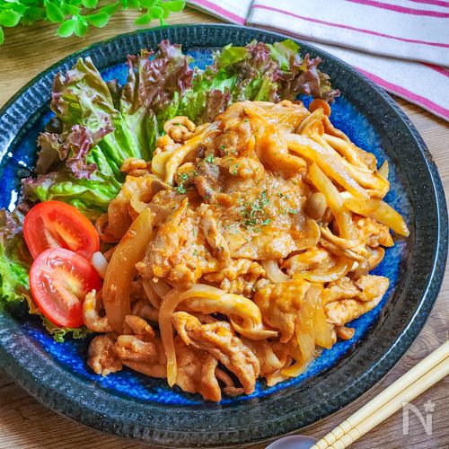 米粉で美味しい~!ポークチャップ