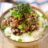 混ぜるだけ！これは旨すぎる♡【カツオのなめろう風丼】の工程3