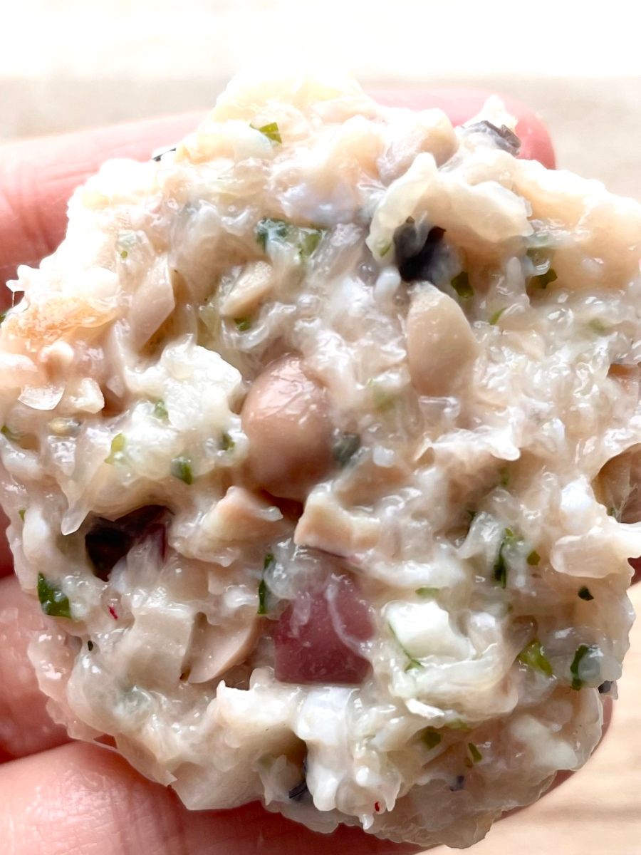 箸がとまらない／鶏ひき肉とミックスビーンズのチキンナゲット