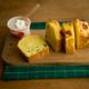 ハムと野菜のケークサレ　