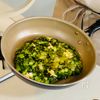 【厚揚げと小松菜のチヂミ】コスパすごっ！ヘルシーワンパンの工程5