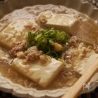 えのき茸でかさまし☆鶏挽肉のうま味豆腐