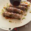 味噌だれのくるくる野菜巻き炒め/お弁当にもの工程5