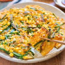【とうもろこしとニラのチヂミ】絶品！夏のおつまみ&副菜♪