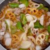 ［新玉と蓮根の甘酢醤油餡］ほぼ放置で完成！ごはん泥棒おかずの工程4