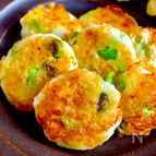 ＼揚げずに絶品／ワンパン10分【はんぺんのチーズすり身揚げ】
