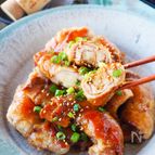 【まるで豚の角煮！車麩の肉巻き】カリカリもっちり節約かさ増し