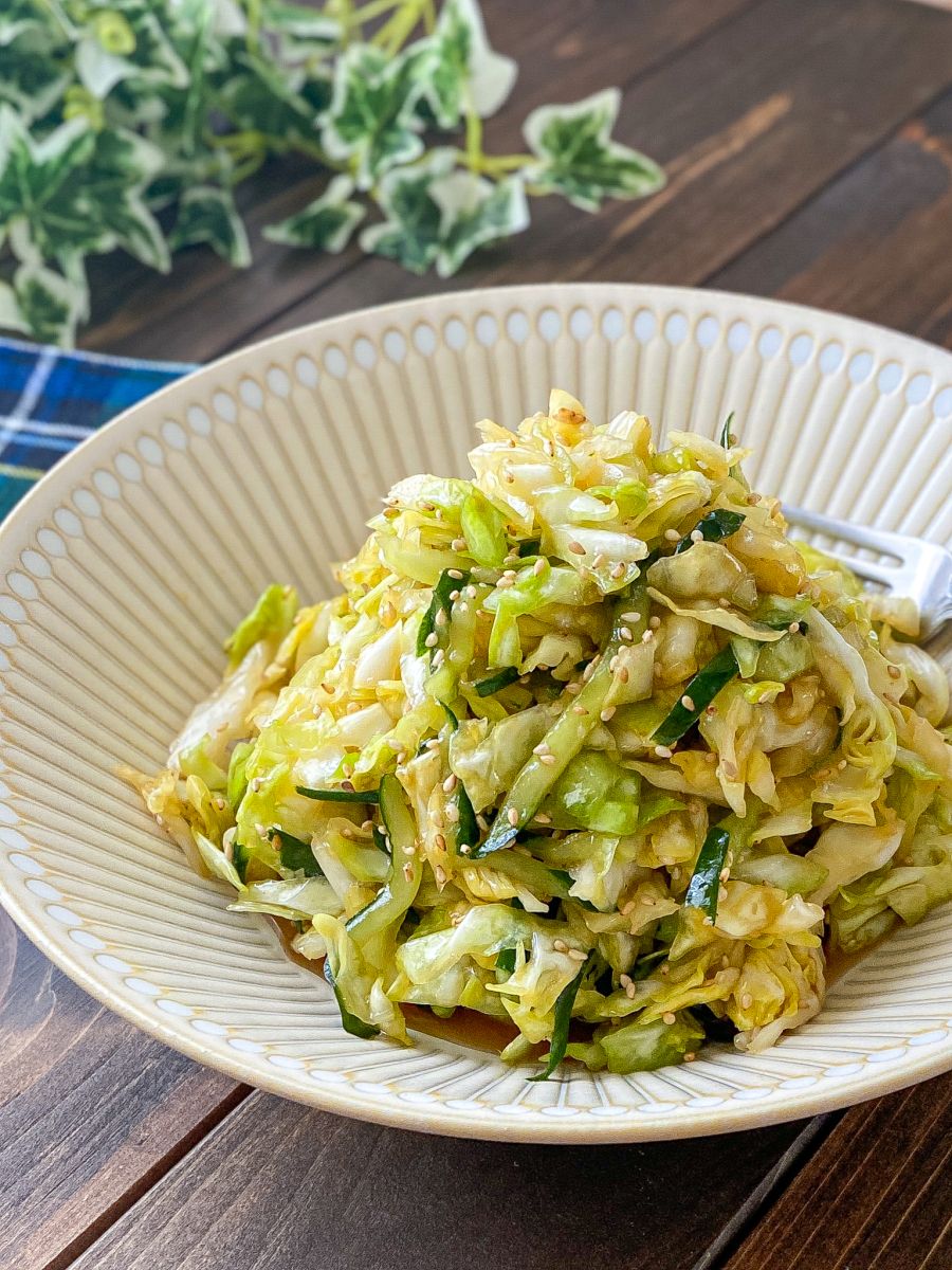 【即席キャベツときゅうりの中華風サラダ】あと一品作り置きにも レシピサイトNadia