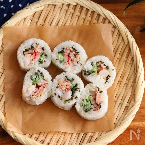 【生魚不使用】子供も食べやすい!きざみのりの恵方巻