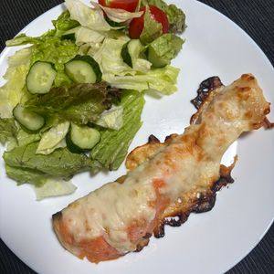 ゆっこの作ってみた!投稿(鮭の味噌チーズ焼き)