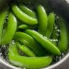 【豆×豆の意外なおいしさ！】スナップえんどうのきな粉和えの工程2