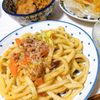 yeriの作ってみた!投稿(たれもめちゃウマ♡やきとり缶で甘辛焼きうどん)