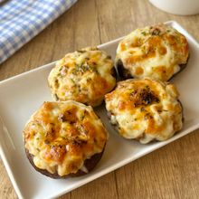 フライパン不要！しいたけ丸ごとチーズ焼き