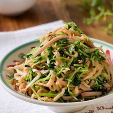 豆苗と切り干し大根のさっぱり中華サラダ