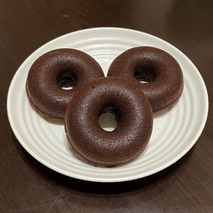 えり🥀の作ってみた!投稿(米粉で作る♪ココア焼きドーナツ☆)