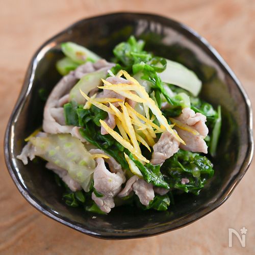 忙しい日でもぱぱっと完成！豚肉と白菜の白だし炒め