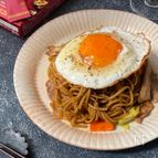 冷蔵庫の残り野菜deスパイシーカレー焼きそば