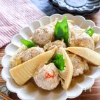 【たけのことエビ団子の和風あん】やさしい味わい