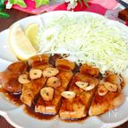 これぞ激ウマ！にんにくソースで食べる絶品トンテキ