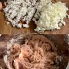 ひじきたっぷり♡鶏むね肉のヘルシーハンバーグ【作りおき】の工程1