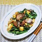 夏の味「ニラ豚玉炒め」