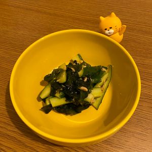 1345910の作ってみた!投稿(【5分で出来る！きゅうりとツナわかめのチョレギ風】即席レシピ)